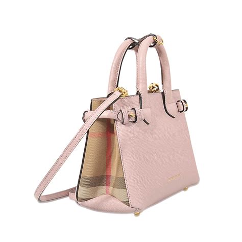 pink burberry handbags